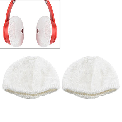 2 PCS Knitted Headphone Dustproof Protective Case for Beats Solo2 / Solo3(White) - Anti-dust & Ear Caps by PMC Jewellery | Online Shopping South Africa | PMC Jewellery