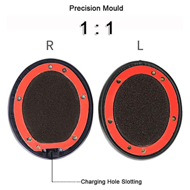 1 Pair Soft Sponge Earmuff Headphone Jacket for Beats Solo 2.0, Wired Version(Blue) - Earmuff & Pad by PMC TechLife | Online Shopping South Africa | PMC TechLife