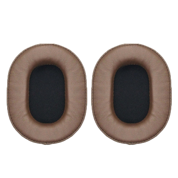 1 Pair Soft Sponge Earmuff Headphone Jacket for Audio-technica ATH-MSR7 / M50X / M20 / M40 / M40X(Brown) - Earmuff & Pad by PMC TechLife | Online Shopping South Africa | PMC TechLife