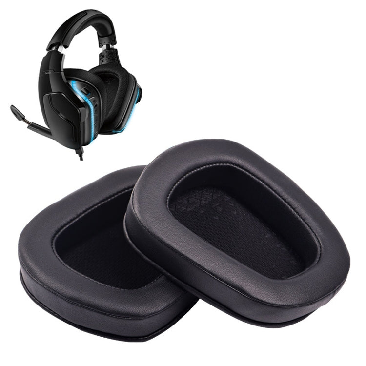 2 PCS For Logitech G633 G933 Sheepskin Earphone Cushion Cover Earmuffs Replacement Earpads - Earmuff & Pad by PMC TechLife | Online Shopping South Africa | PMC TechLife