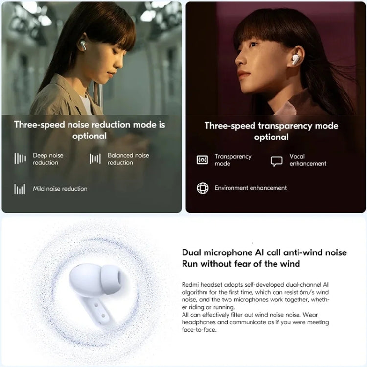 Original Xiaomi Redmi Buds 5 Wireless Bluetooth Earphone (Black) - free shipping - PMC TechLife - Order now!
