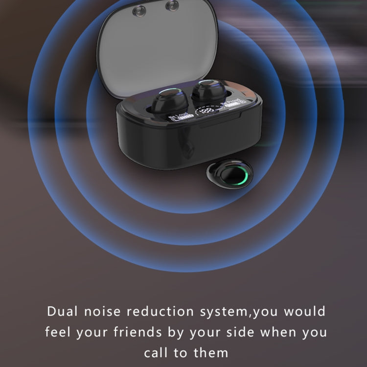 MD06 Mini In-ear TWS Wireless Touch Digital Display Bluetooth Earphone (Pink) - TWS Earphone by PMC TechLife | Online Shopping South Africa | PMC TechLife