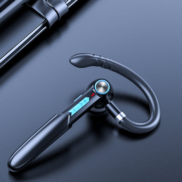 ME-100 TWS Business Rotating Universal True Stereo 5.0 Version Hanging Ear In-Ear Bluetooth Headset(Black Blue) - Bluetooth Earphone by PMC Jewellery | Online Shopping South Africa | PMC Jewellery