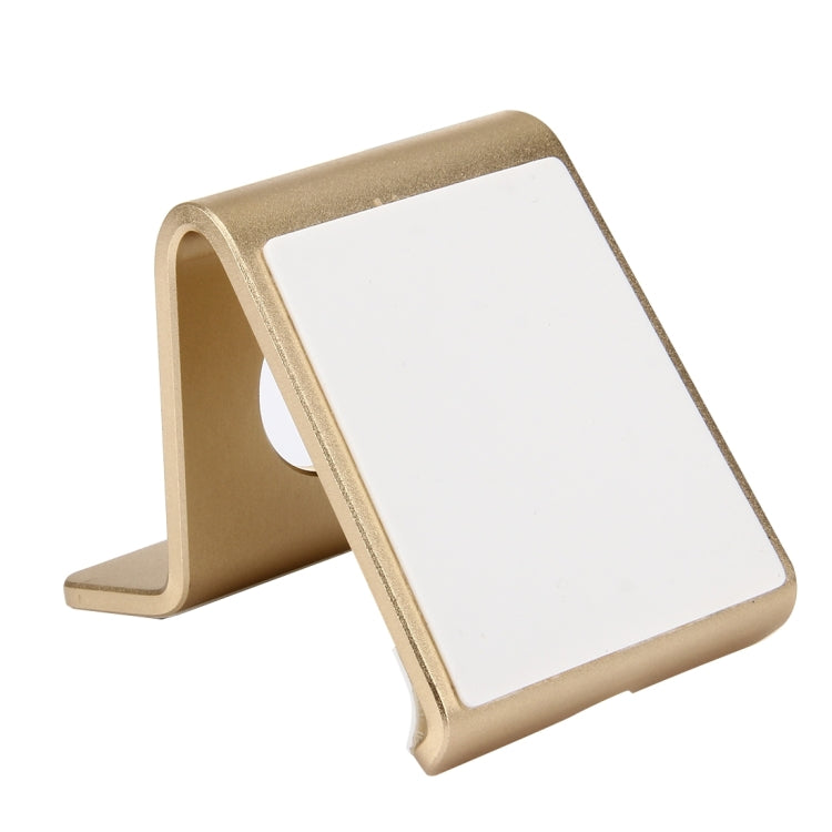 Exquisite Aluminium Alloy Desktop Holder Stand DOCK Cradle For iPhone, Galaxy, Huawei, Xiaomi, LG, HTC and 7 inch Tablet(Gold) - Desktop Holder by PMC Jewellery | Online Shopping South Africa | PMC Jewellery