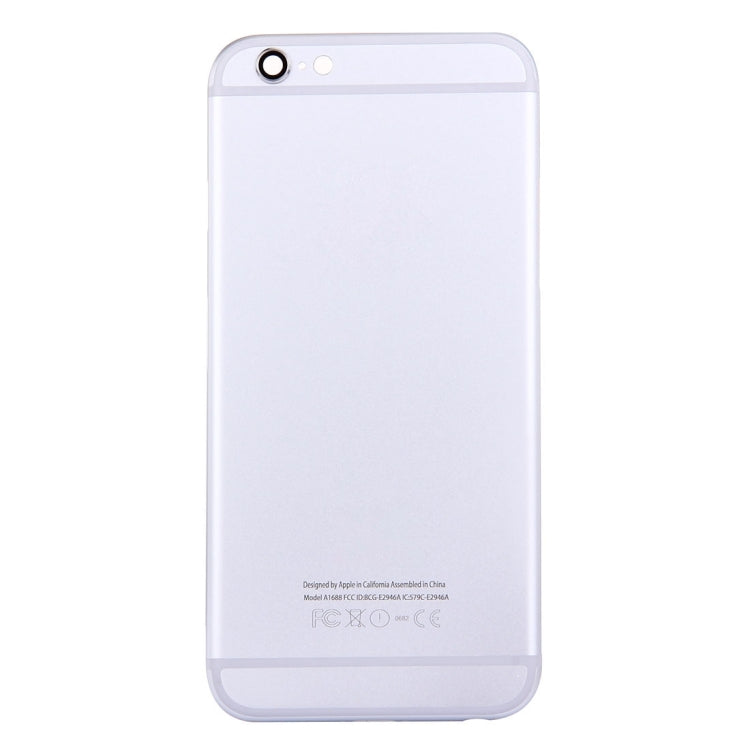 5 in 1 for iPhone 6s (Back Cover + Card Tray + Volume Control Key + Power Button + Mute Switch Vibrator Key) Full Assembly Housing Cover(Silver) - iPhone 6S/6S Plus Parts by PMC TechLife | Online Shopping South Africa | PMC TechLife
