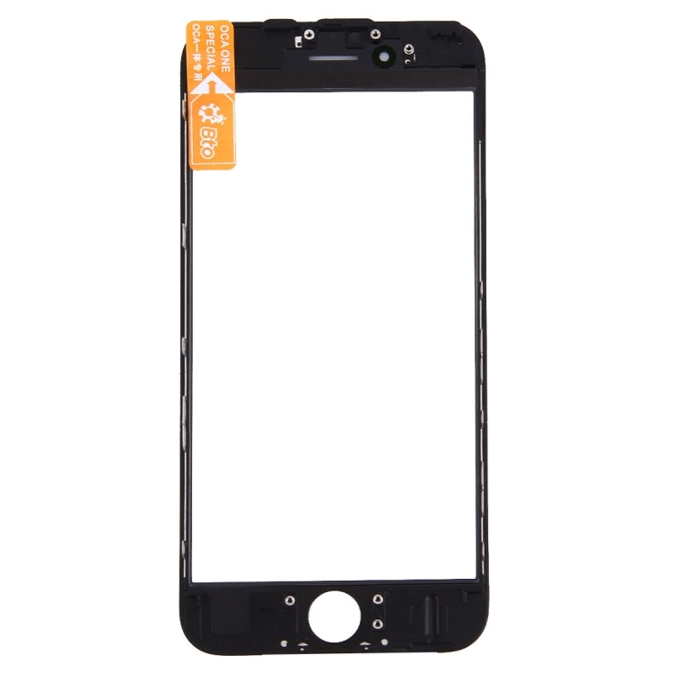 Front Screen Outer Glass Lens with Front LCD Screen Bezel Frame & OCA Optically Clear Adhesive for iPhone 6s(Black) - free shipping - PMC TechLife - Order now!