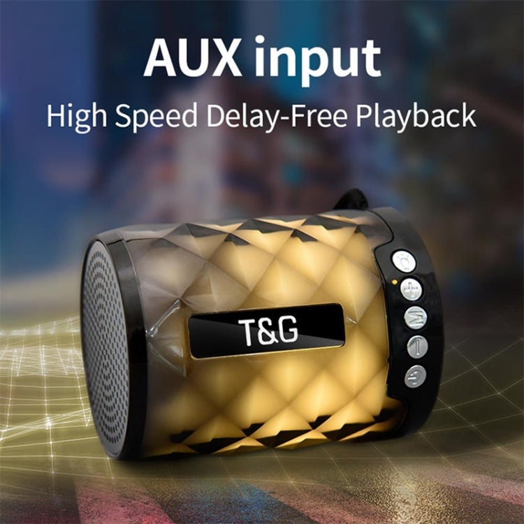 T&G TG155 Bluetooth 4.2 Mini Portable Wireless Bluetooth Speaker with Colorful Lights(Black) - Mini Speaker by T&G | Online Shopping South Africa | PMC TechLife | Buy Now Pay Later Mobicred