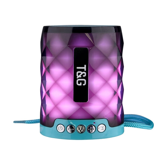 T&G TG155 Bluetooth 4.2 Mini Portable Wireless Bluetooth Speaker with Colorful Lights(Green) - Mini Speaker by T&G | Online Shopping South Africa | PMC Jewellery
