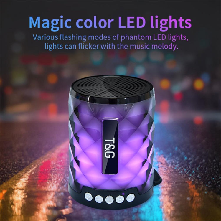 T&G TG155 Bluetooth 4.2 Mini Portable Wireless Bluetooth Speaker with Colorful Lights(Red) - Mini Speaker by T&G | Online Shopping South Africa | PMC TechLife | Buy Now Pay Later Mobicred