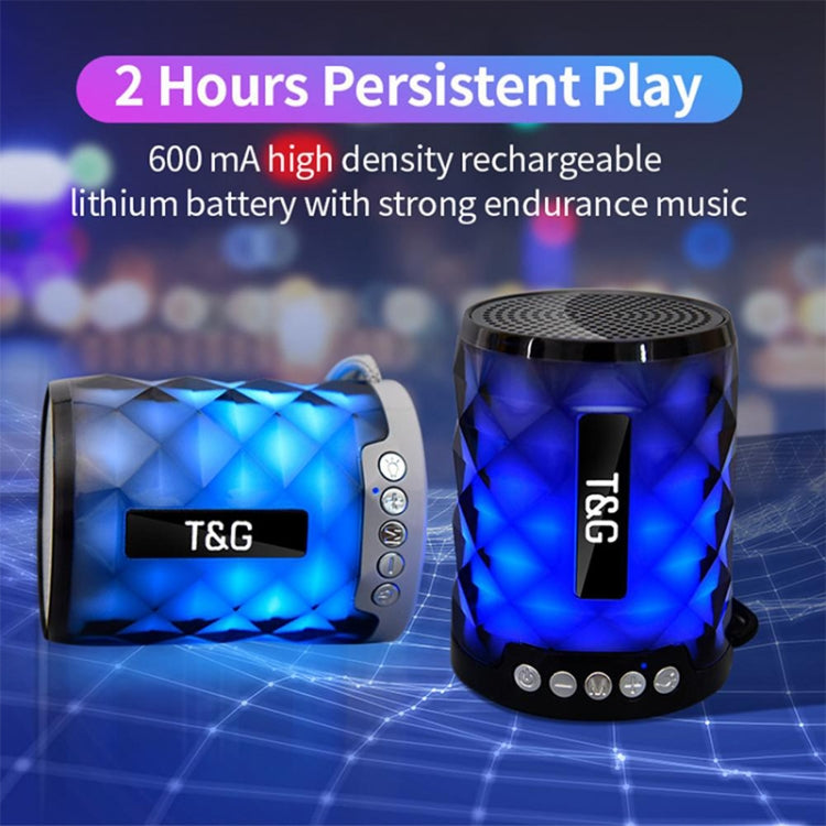 T&G TG155 Bluetooth 4.2 Mini Portable Wireless Bluetooth Speaker with Colorful Lights(Red) - Mini Speaker by T&G | Online Shopping South Africa | PMC TechLife | Buy Now Pay Later Mobicred