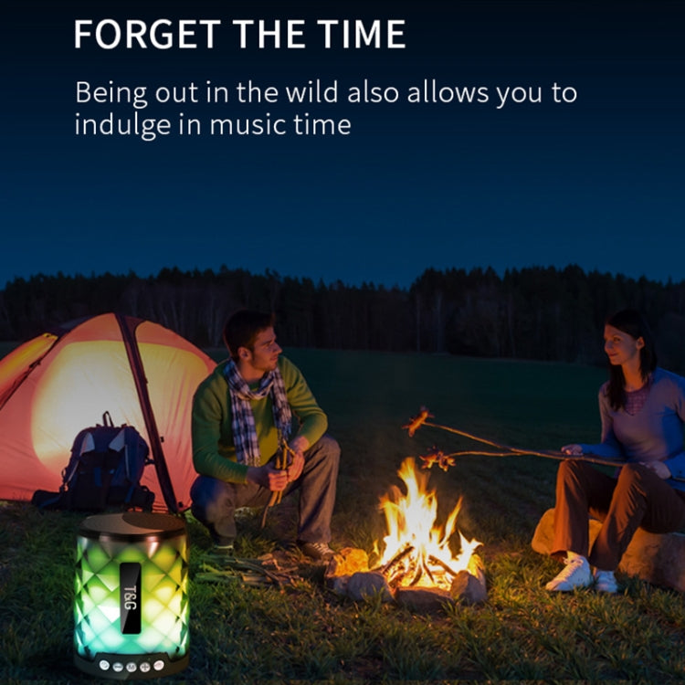 T&G TG155 Bluetooth 4.2 Mini Portable Wireless Bluetooth Speaker with Colorful Lights(Red) - Mini Speaker by T&G | Online Shopping South Africa | PMC TechLife | Buy Now Pay Later Mobicred