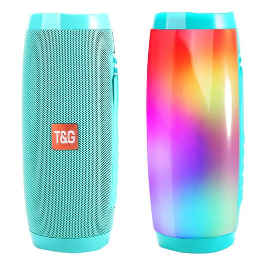 T&G TG157 Bluetooth 4.2 Mini Portable Wireless Bluetooth Speaker with Melody Colorful Lights(Green) - Mini Speaker by T&G | Online Shopping South Africa | PMC Jewellery