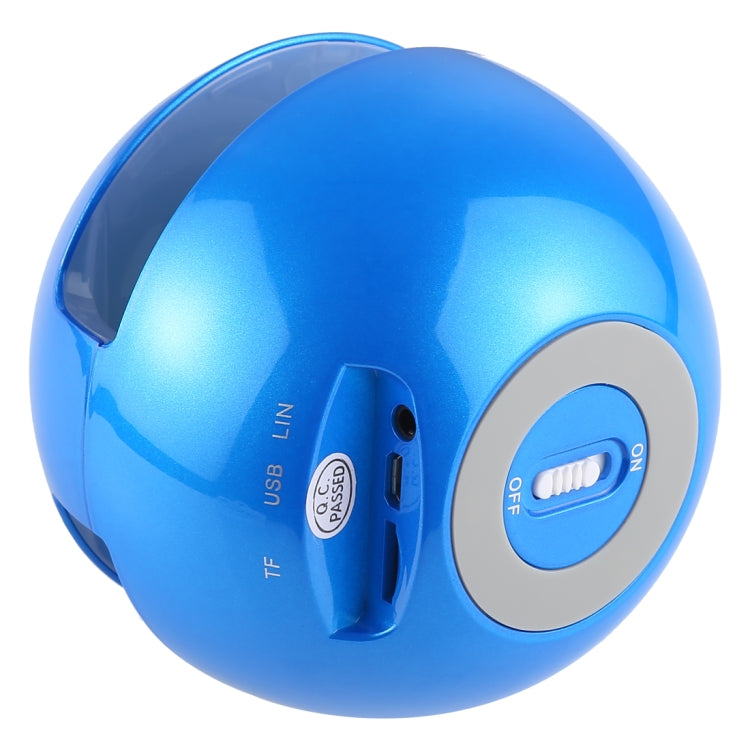 BT-118 Mini Wireless Bluetooth Speaker with Breathing Light, Support Hands-free / TF Card / AUX(Blue) - Mini Speaker by PMC Jewellery | Online Shopping South Africa | PMC Jewellery