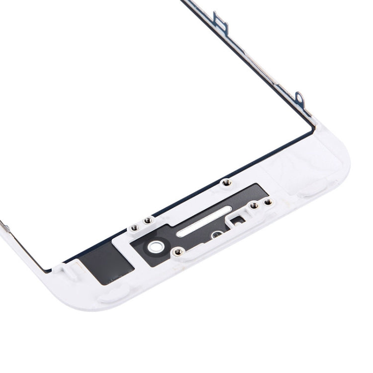 Front Screen Outer Glass Lens with Front LCD Screen Bezel Frame for iPhone 7 (White) - Glass Lens by PMC Jewellery | Online Shopping South Africa | PMC Jewellery