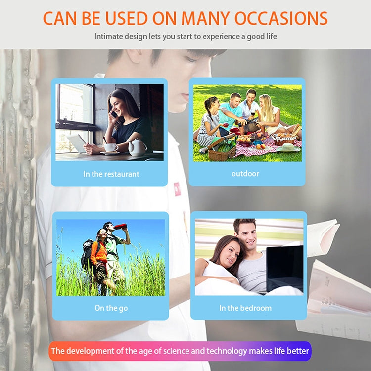 F9 10 inch Universal Chargeable Mobile Phone Screen Amplifier HD Video Amplifier with Silicone Suction Cup Stand & Bluetooth Speaker(Black) - Screen Magnifier by PMC TechLife | Online Shopping South Africa | PMC TechLife