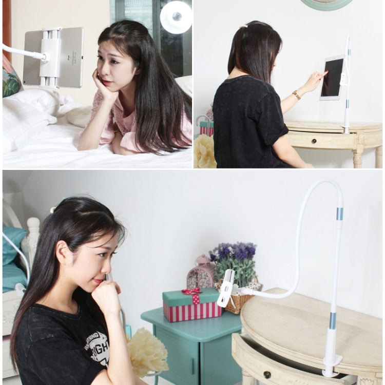UBN-20 Universal 360 Degrees Rotating Detachable Three-stage Lazy Bracket Mobile Phone / Tablet Desktop Bracket (Silver) - Desktop Holder by PMC TechLife | Online Shopping South Africa | PMC TechLife