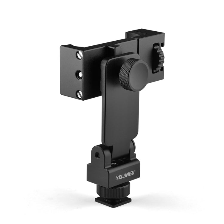 YELANGU PC10 360 Degree Rotating Horizontal Vertical Shooting Phone Clamp Holder Bracket (Black) - Desktop Holder by YELANGU | Online Shopping South Africa | PMC Jewellery