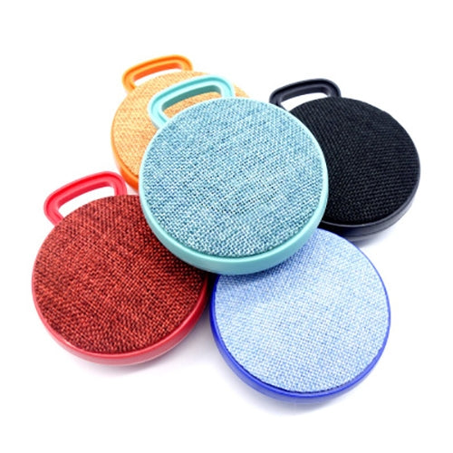 A01L Cloth Texture Round Portable Mini Bluetooth Speaker, Support Hands-free Call & TF Card(Orange) - Mini Speaker by PMC Jewellery | Online Shopping South Africa | PMC Jewellery