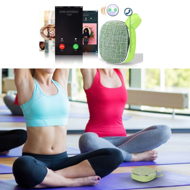 X25new Cloth Texture Square Portable Mini Bluetooth Speaker, Support Hands-free Call & TF Card & AUX(Orange) - Mini Speaker by PMC TechLife | Online Shopping South Africa | PMC TechLife