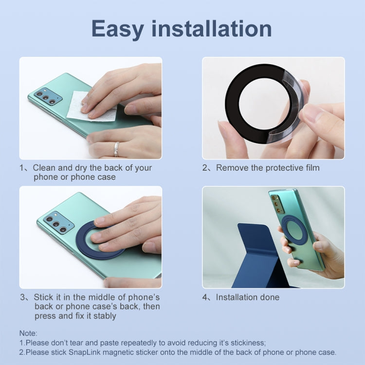 NILLKIN Skin-friendly Version Magsafe Ring Magnetic Mobile Phone Holder Set(Purple) - free shipping - PMC TechLife - Order now!