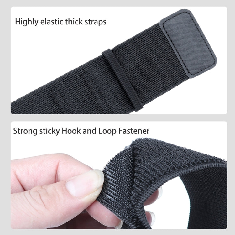 Elastic Wristband Hands Free Phone Holder, Wristband Length: 40cm (Black) - Hand-Sticking Bracket by PMC TechLife | Online Shopping South Africa | PMC TechLife