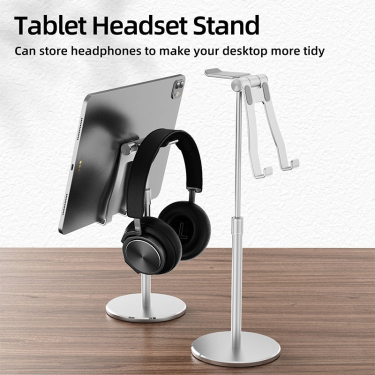 R-JUST PB03 Lifting / Angle Adjustable Multi-function Headset / Tablet / Mobile Phone Holder, Suitable for Devices Under 12.9 inch - Desktop Holder by R-JUST | Online Shopping South Africa | PMC Jewellery