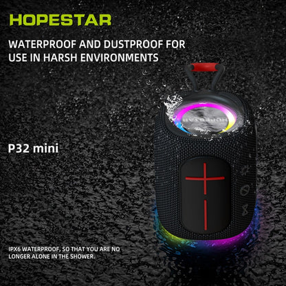 HOPESTAR P32mini TWS Waterproof Wireless Bluetooth Speaker (Blue) - Waterproof Speaker by HOPESTAR | Online Shopping South Africa | PMC Jewellery | Buy Now Pay Later Mobicred