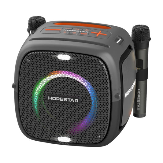 HOPESTAR Party One RGB Lighting Wireless Bluetooth Speaker (Grey) - Desktop Speaker by HOPESTAR | Online Shopping South Africa | PMC Jewellery | Buy Now Pay Later Mobicred