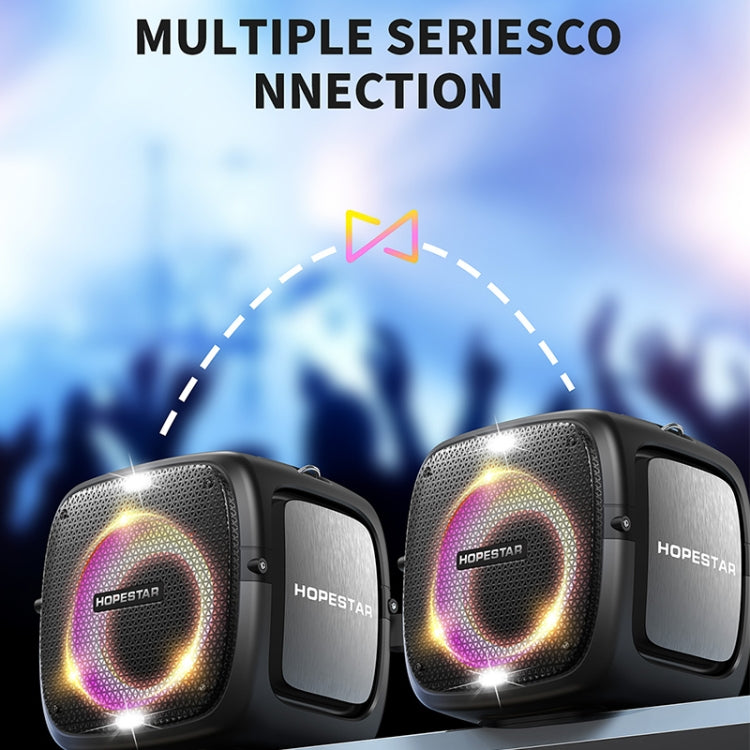 HOPESTAR Party One RGB Lighting Wireless Bluetooth Speaker (Black) - free shipping - PMC TechLife - Order now!