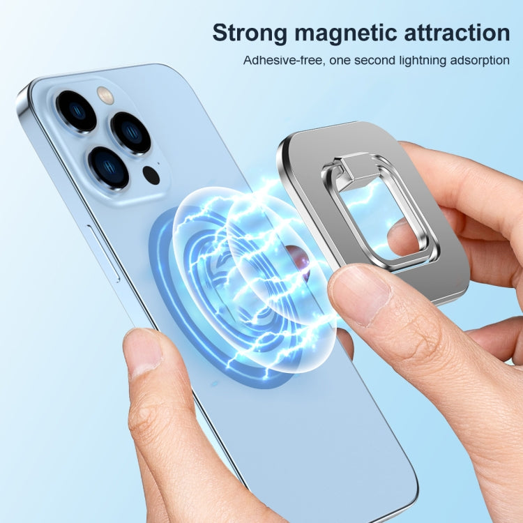 Magsafe Magnetic Mobile Phone Ring Holder (Silver) - Ring Holder by PMC TechLife | Online Shopping South Africa | PMC TechLife