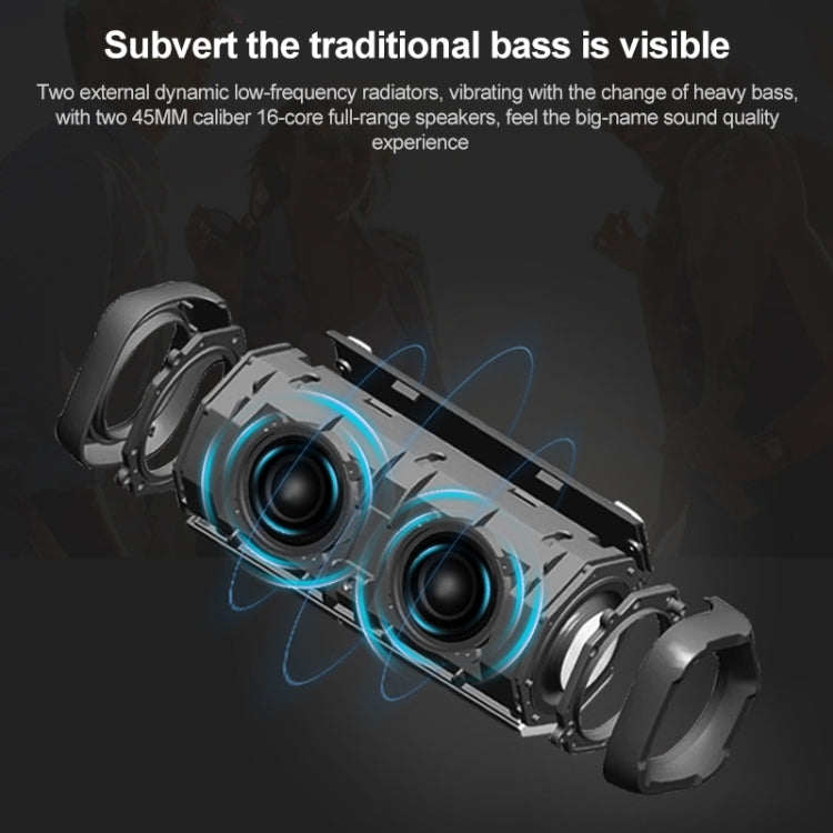 EBS-605 Outdoor Portable Fabric Waterproof Wireless Bluetooth Subwoofer Speaker(Red) - Waterproof Speaker by PMC TechLife | Online Shopping South Africa | PMC TechLife