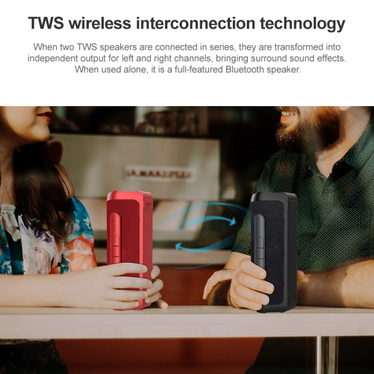 EBS-605 Outdoor Portable Fabric Waterproof Wireless Bluetooth Subwoofer Speaker(Red) - Waterproof Speaker by PMC TechLife | Online Shopping South Africa | PMC TechLife