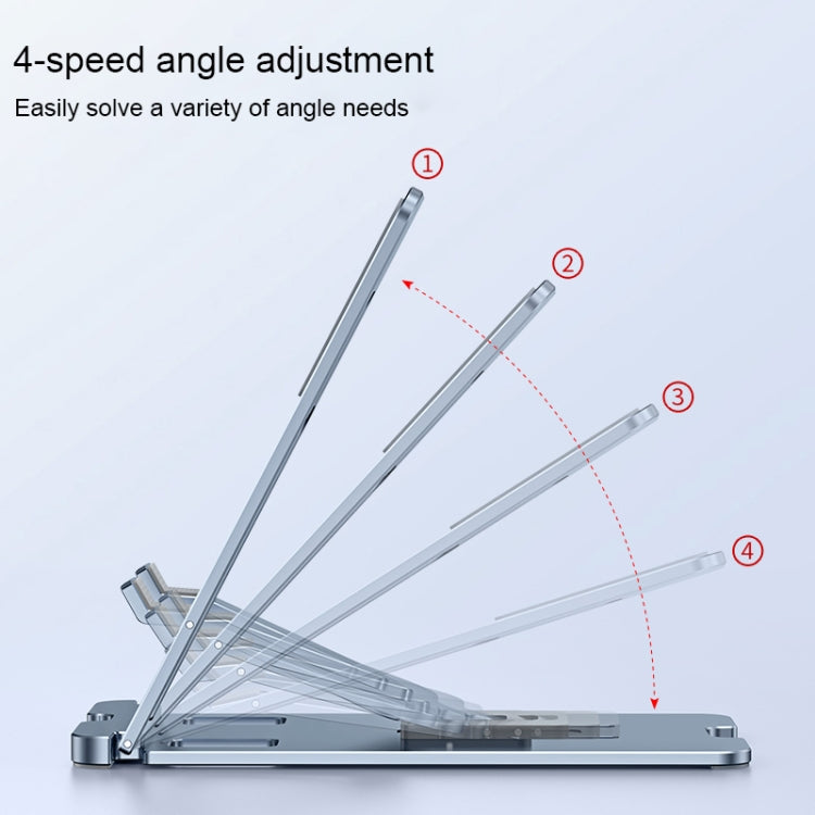 LK022 Portable Foldable Desktop Phone Holder (Grey) - Desktop Holder by PMC TechLife | Online Shopping South Africa | PMC TechLife