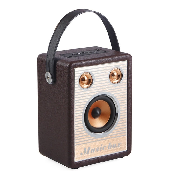 Handheld Wireless Bluetooth Speaker (Brown) - Desktop Speaker by PMC TechLife | Online Shopping South Africa | PMC TechLife
