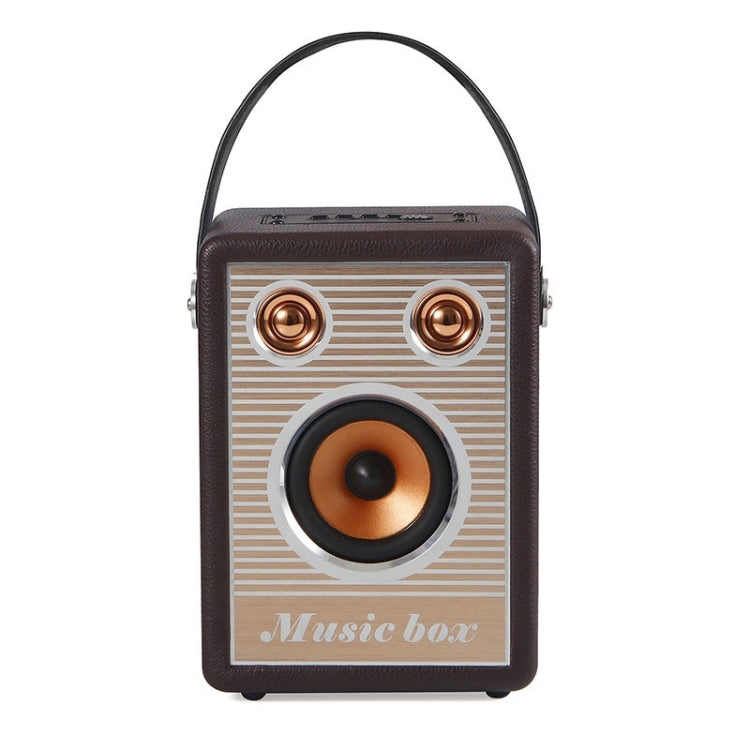 Handheld Wireless Bluetooth Speaker (Brown) - Desktop Speaker by PMC TechLife | Online Shopping South Africa | PMC TechLife