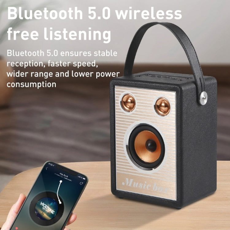 Handheld Wireless Bluetooth Speaker (Brown) - Desktop Speaker by PMC TechLife | Online Shopping South Africa | PMC TechLife
