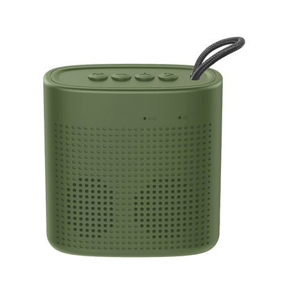 EBS-037 Portable Outdoor Card Mini Wireless Bluetooth Speaker(Green) - Mini Speaker by PMC Jewellery | Online Shopping South Africa | PMC Jewellery