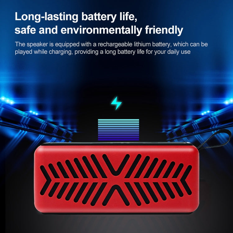 EBS-039 Portable Retro Card Single Speaker Mini Wireless Bluetooth Speaker (Red) - Mini Speaker by PMC TechLife | Online Shopping South Africa | PMC TechLife
