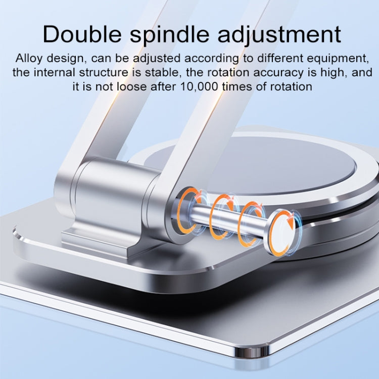 R-JUST HZ26 360-degree Rotating Aluminum Alloy Folding Phone Holder - Desktop Holder by R-JUST | Online Shopping South Africa | PMC TechLife | Buy Now Pay Later Mobicred
