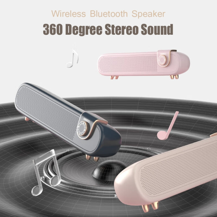 EWA L102 Classic Style Retro Bluetooth Wireless Speaker, Support TF/AUX(Pink) - Desktop Speaker by EWA | Online Shopping South Africa | PMC TechLife | Buy Now Pay Later Mobicred