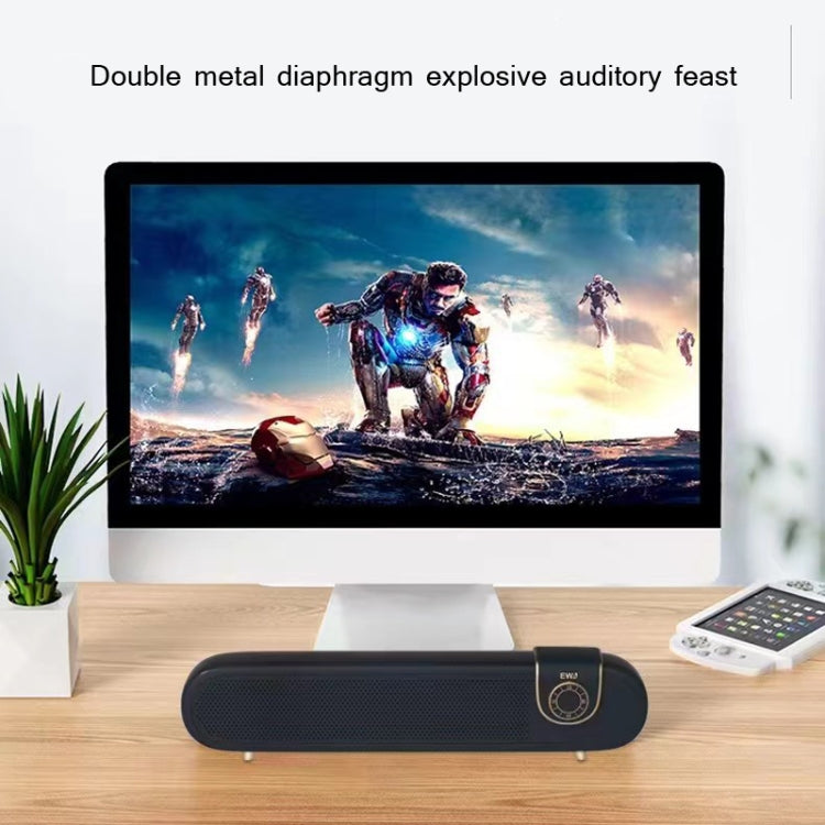EWA L102 Classic Style Retro Bluetooth Wireless Speaker, Support TF/AUX(Black) - Desktop Speaker by EWA | Online Shopping South Africa | PMC TechLife | Buy Now Pay Later Mobicred