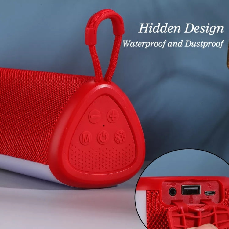 T&G TG357 Portable Wireless Bluetooth Speaker Outdoor Subwoofer with RGB Colorful Light & TWS(Black) - Desktop Speaker by T&G | Online Shopping South Africa | PMC TechLife | Buy Now Pay Later Mobicred