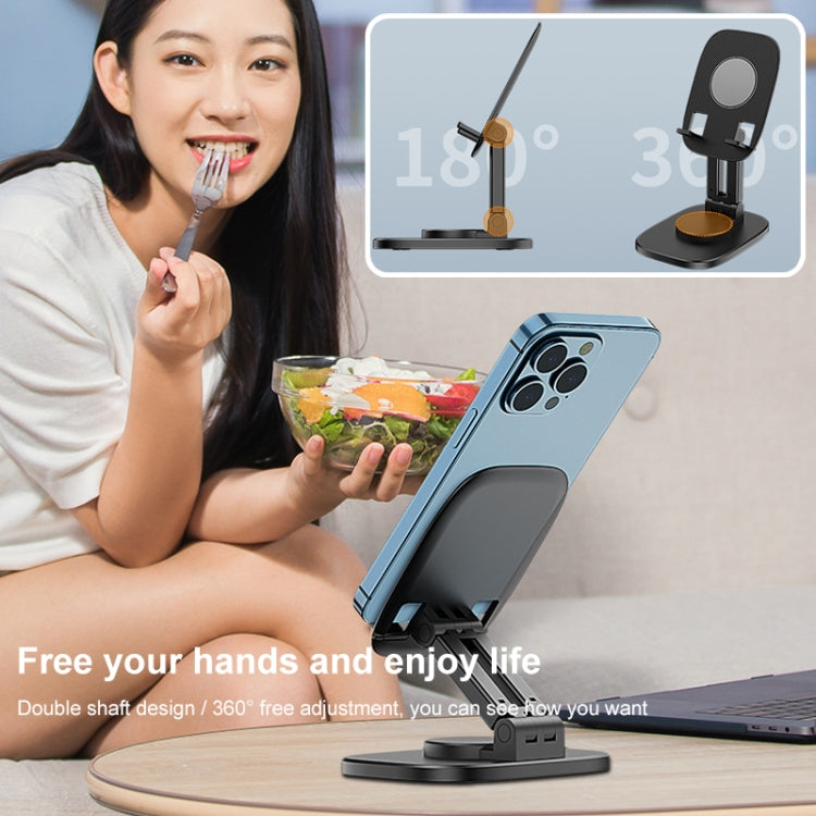FD5 B028 Foldable Rotating Desktop Phone Tablet Holder (Green) - Desktop Holder by PMC TechLife | Online Shopping South Africa | PMC TechLife
