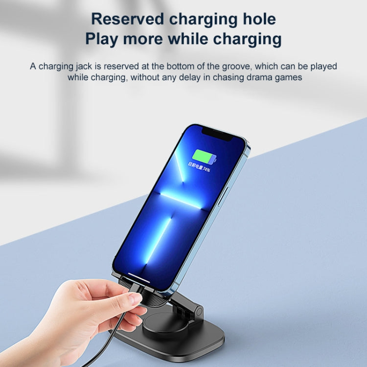 FD5 B028 Foldable Rotating Desktop Phone Tablet Holder (Green) - Desktop Holder by PMC TechLife | Online Shopping South Africa | PMC TechLife