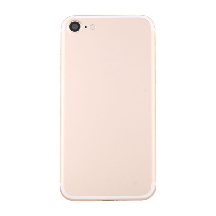 Battery Back Cover Assembly with Card Tray for iPhone 7 (Gold) - Back Cover by PMC TechLife | Online Shopping South Africa | PMC TechLife