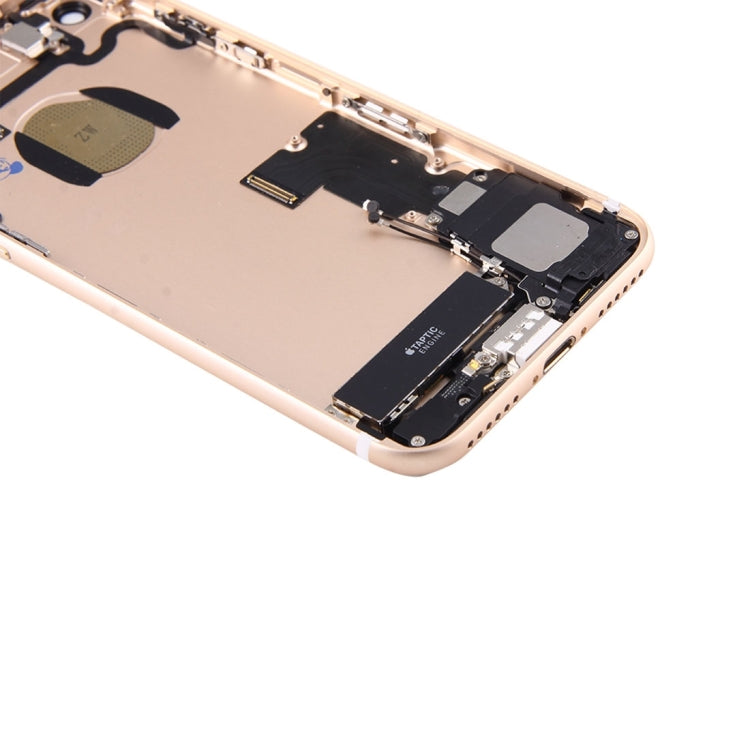Battery Back Cover Assembly with Card Tray for iPhone 7 (Gold) - Back Cover by PMC TechLife | Online Shopping South Africa | PMC TechLife