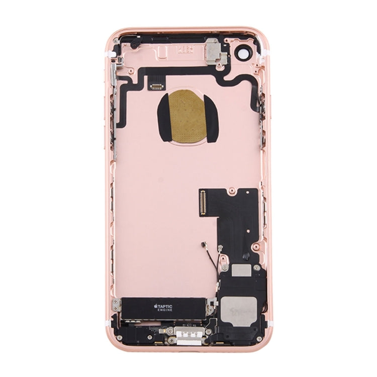 Battery Back Cover Assembly with Card Tray for iPhone 7(Rose Gold) - Back Cover by PMC TechLife | Online Shopping South Africa | PMC TechLife