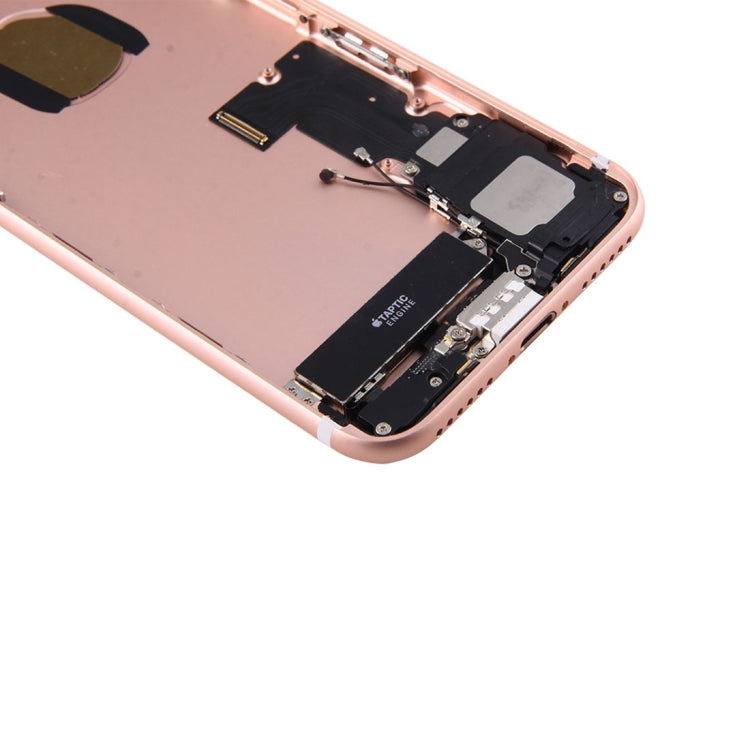 Battery Back Cover Assembly with Card Tray for iPhone 7(Rose Gold) - Back Cover by PMC TechLife | Online Shopping South Africa | PMC TechLife