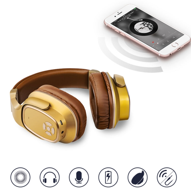 OneDer S2 Head-mounted Wireless Bluetooth Version 5.0 Headset Headphones, with Mic, Handsfree, TF Card, USB Drive, AUX, FM Function (Black) - Headset & Headphone by OneDer | Online Shopping South Africa | PMC TechLife | Buy Now Pay Later Mobicred