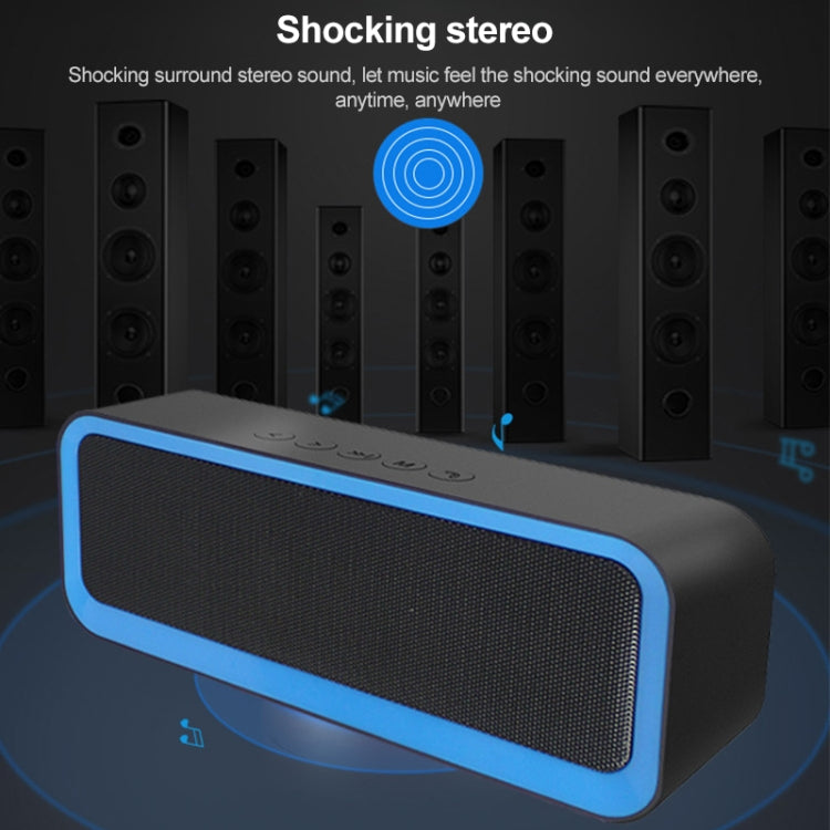 EBS-308 Outdoor Portable Mini Wireless Bluetooth Subwoofer Speaker(Black) - Waterproof Speaker by PMC TechLife | Online Shopping South Africa | PMC TechLife